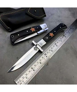 Russian Finka NKVD KGB Black Outdoor Survival 440C Tactical Folding Knife - $624.21 MXN