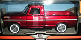 1969 Ford F-100 Pickup Truck Burgundy 1/24 by Motormax (Truck) NEW - £23.60 GBP