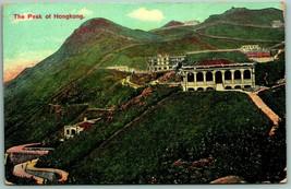The Peak at Hongkong Hong Kong China 1914 DB Postcard B13 - £31.03 GBP