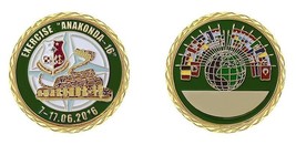 ARMY EXERCISE ANAKONDA-16 POLAND OLE 1.75&quot; CHALLENGE COIN - £27.37 GBP
