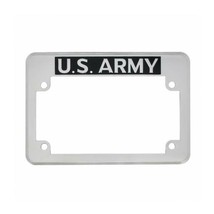 United Pacific Motorcycle License Plate Frame - &quot;U.S. Army&quot; 50083 - £20.37 GBP