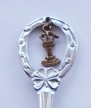 Collector Souvenir Spoon Canada BC Dawson Creek Mile Zero Post Charm - £5.58 GBP