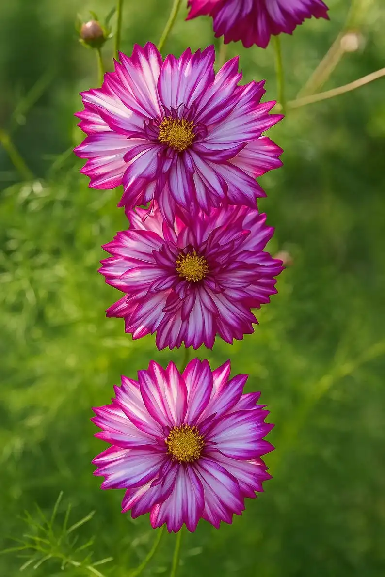 200 Double Click Double Violet Cosmos Seeds, Easy Annual Favorite - €11,11 EUR