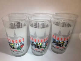 Kentucky Derby 117 Glasses Lot of 3 Mint Julep Horse Racing Cup may 4 1991 - £38.77 GBP