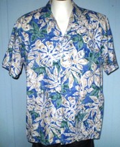 Hilo Hattie XL Hawaiian Shirt Floral Pattern With Pocket - £19.95 GBP