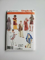 Simplicity 2976 Costumes Biblical Jesus Mary Shepherd Soldier  Kids Chil... - $11.87