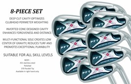 Big Tall Golf Clubs Xl Made +2 Irons Set Taylor Fit Extra Large Jumbo Grips 170x - $193.80