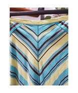 Lane Bryant Multicolor Linen Pull on A-Line Long Maxi Skirt Size 18/20 - $37.91 CAD