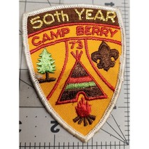 Camp Berry 50th Year 1973 Patch - Boy Scouts of America - £19.47 GBP