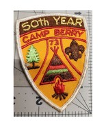 Camp Berry 50th Year 1973 Patch - Boy Scouts of America - £19.53 GBP