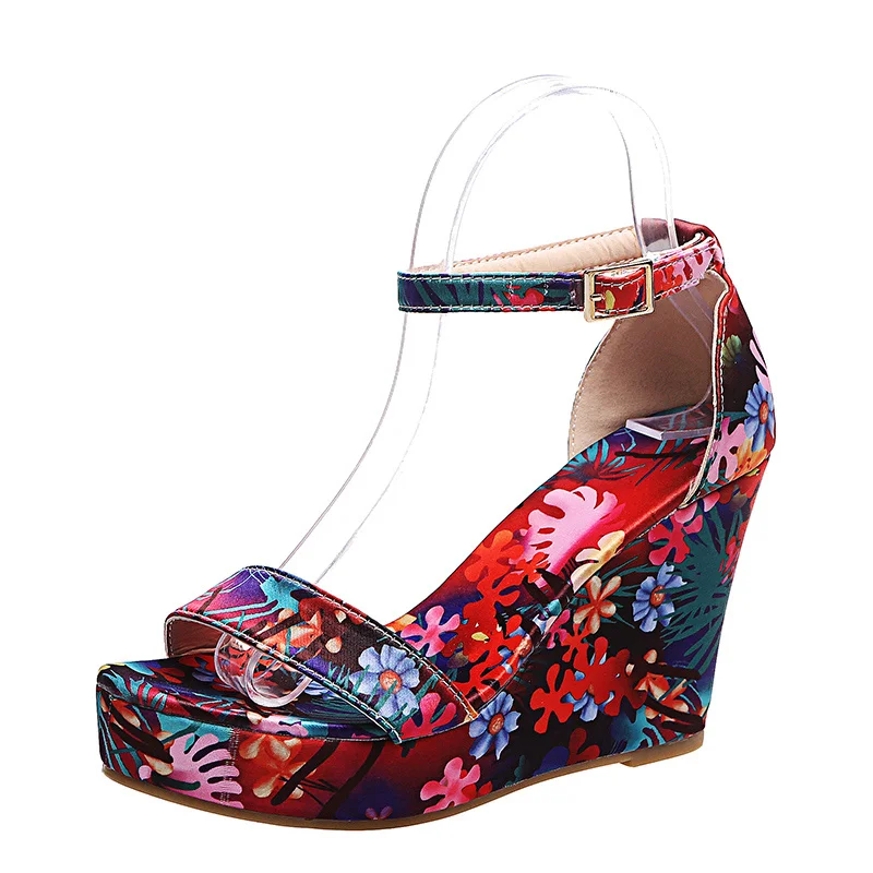  Girl  Design Party Women Shoes Buckle Ankle Strap Sandals Women Flower Open Toe - £48.83 GBP