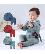 Children&#39;s Cardigan Suit Baby Outing Clothing - £15.83 GBP+