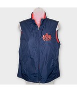 LAUREN RALPH LAUREN reversible crested navy and orange full zip vest siz... - €41,80 EUR