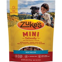 Zukes Dog Mini Natural Beef 6oz. - £7.87 GBP