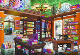 Suns Out Spools and Bolts 1000 Piece Jigsaw Puzzle Art by Bigelow Illust... - $14.85