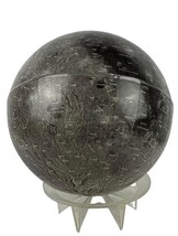 Vtg Moon Globe Stand Lunar Map Astronomy Space Collectible 14.5” Celestial Star image 5