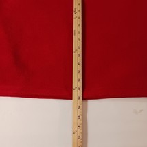 Preswick & Moore Men's Red 1/4 Zip Pullover Sweatshirt Measured Chest 48" image 14