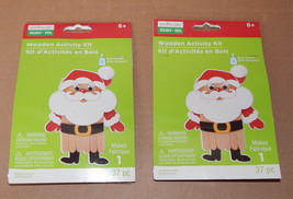 Christmas Wooden Activity Kits 6+ Creatology 74pc Makes 2 Santa Claus 73G - £4.65 GBP