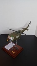 UH-1D Iroqois Huey 68th AHC Slick 1:52 Scale Helicopter Wood / Resin ** ... - $153.44