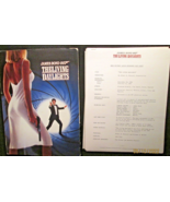 TIMOTHY DALTON AS JAMES BOND (THE LIVING DAYLIGHTS) ORIG,1987 MOVIE PRES... - $5,448.01 MXN