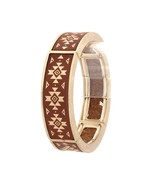 New Aztec Pattern Metal Stretch Bracelet - €9,23 EUR