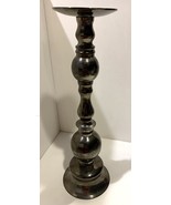 Anthropologie 16 3/4” Dark Silver Candlestick - $84.45 CAD