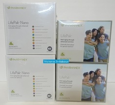 Two pack: Nu Skin Nuskin Pharmanex Lifepak and Lifepak Nano 60 Packets Box x2 - $460.00