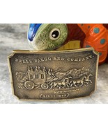 Wells Fargo &amp; Company Stagecoach &amp; four horses 1852 belt buckle Tiffany ... - $35.00