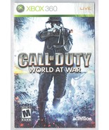Call of Duty World At War Microsoft XBOX 360 MANUAL Only - £7.66 GBP