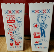 Disney Pixar Toy Story&#39;s Woody &amp; Buzz Light Popcorn Holder, Lot Of 2, New - £6.77 GBP