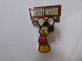 Disney Trading Pins Monogram Mickey Mouse Hanging from Name Swinging - £7.31 GBP