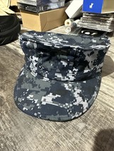 US Navy 8 Point Digital Camo Working Utility Cap Size 6 7/8 - £10.17 GBP