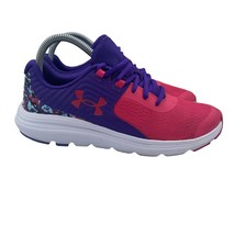 UA Under Armour Grade School Outhustle Running Shoes Blue Pink Youth Kids 7 - $29.69