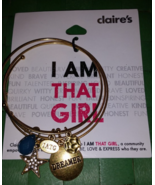 I Am That Girl Dreamer Star Charm Bracelet Bangles , New With Tags - £11.78 GBP