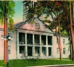 Augusta Maine ME Kenebec County Court House UNP Vtg Linen Postcard - $3.91