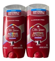 2 Sticks Old Spice Active Defense Knockout 48hr Deodorant Aluminum Free 3oz Each - £30.03 GBP