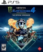 【NEW SEALED】 Monster Energy Supercross 4 【Sony PlayStation 5 PS5 2021】 - £9.31 GBP