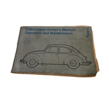 1972 Volkswagen VW Beetle Bug Sedan Convertible Owners Maintenance Manua... - $39.59