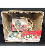 Kurt Adler Paper Putz Christmas Village Green House &quot;The Early Years&quot; 20... - $767.92 MXN
