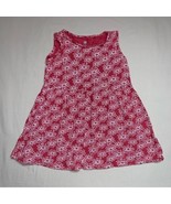 Pink White Floral Fit &amp; Flare Dress Girls 4-5 Sun Dress Lightweight by U... - £13.98 GBP