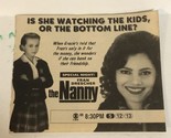 The Nanny Tv Guide Print Ad Fran Drescher TPA18 - £4.66 GBP