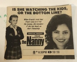 The Nanny Tv Guide Print Ad Fran Drescher TPA18 - £4.64 GBP