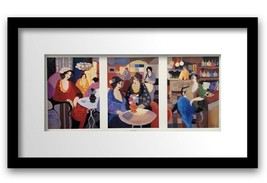 Itzhak Tarkay Offset Lithograph On Paper Plate Signed Framed Mint Condition - £209.73 GBP