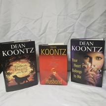Dean Koontz Hardcover books The Husband, Your Heart Belongs to Me, The Darkest E - £11.42 GBP