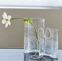 2.8Lb Heavy Vase,Glass Vase For Flower,Clear Glass Vase For Home Office - $35.99