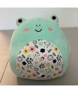 Squishmallows Fritz the Frog 8&quot; with Easter Floral Belly 2024 Brand New - $15.93 CAD