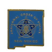 New Mexico Fraternal Order Of Police Law Enforcement Enamel Lapel Hat Pin - £11.80 GBP