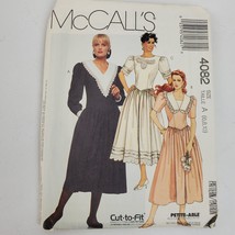 Vintage 1989 McCall's 4082 Sewing Pattern Miss Dress 6 8 10 - $8.06