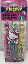 Firefly &quot;Hello Kitty&quot; Soft Toothbrush 3 Pack New - £6.83 GBP