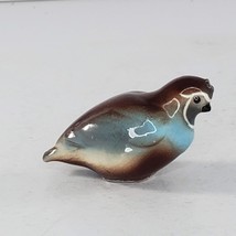 Hagen Renaker Quail Blue Bird Miniature Figurine AS IS - $34.99